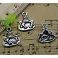 thumbnail image 3 of U8MO Jewelry Making DIY Frog Alloy Charms Pendants 17x15mm 10~50pc-30pcs, 3 of 4