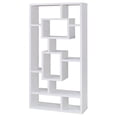 thumbnail image 4 of Corey 71-inch 10-shelf Bookshelf White, 4 of 10