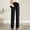 Black, variant on ZZwxWA Women's Maternity Dress Pants - Over The Belly Stretchy Pregnancy Straight Leg Bootcut Work Pants with Pockets