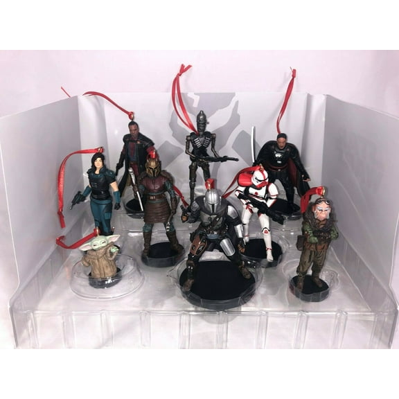 Disney Star Wars The Mandalorian Custom Christmas Ornament 9pc Set The Child