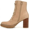 thumbnail image 2 of Naturalizer Women's Callie Lace Up Heeled Bootie Tan Suede 9.5W, 2 of 5