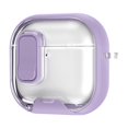 thumbnail image 5 of Durable Case for AirPods 4, HD Clear & Contrast Color Design Shockproof Cover for AirPods 4th Generation 2024 with Switch and Carabiner, 5 of 5