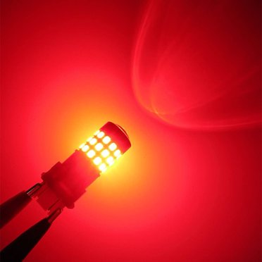 Alla Lighting LED Flashing Blinking To Solid Red 1157 Brake Tail Light Bulb Lamp