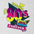 thumbnail image 2 of Wild Bobby, Totally 80's Forever Vintage Mens Premium Tri Blend T-Shirt, Heather White, Large, 2 of 5