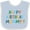 Blue and White, variant on Inktastic Happy Birthday Mommy Boys or Girls Baby Bib
