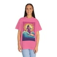 thumbnail image 4 of Jesus Surfing Coming for Us Unisex Garment-Dyed T-shirt, 4 of 4