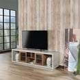 thumbnail image 5 of Bowery Hill Industrial Wood 70.78-Inch TV Stand in Walnut Finish, 5 of 5