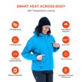 thumbnail image 4 of Chaqueta térmica DEWBU Winter Outdoor Soft Shell para mujer XS, 4 of 6