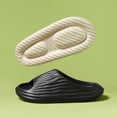 thumbnail image 3 of Pantuflas de melón amargo para el hogar, casa de verano, sandalias y zapatillas con sensación de mierda para interiores, marrón44, 3 of 5