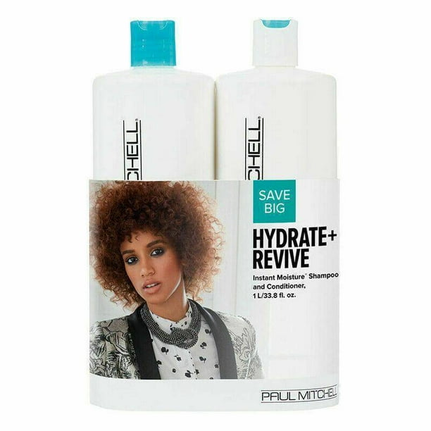 Paul Mitchell Instant Moisture Shampoo Conditioner Liter Duo 33 8 Oz Walmart Com Walmart Com