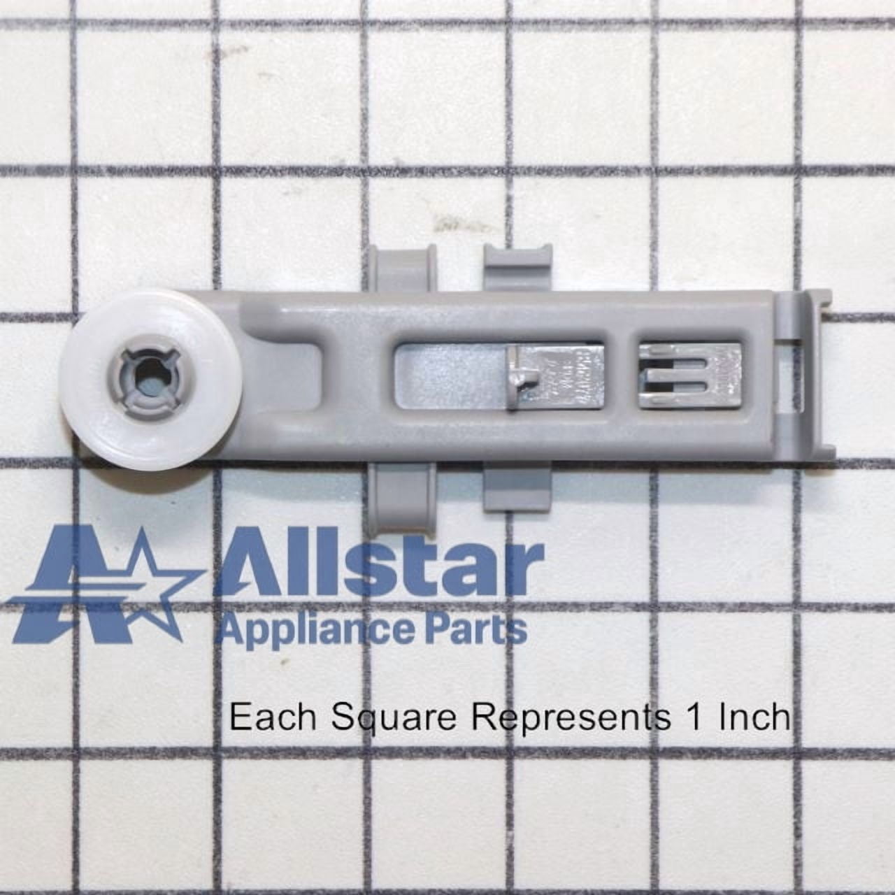 Whirlpool W10888592 Genuine OEM Dishwasher Upper Dishrack Roller Assembly Replacement Part - Replaces 8575281, WP8575281, W10845760