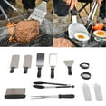 thumbnail image 1 of Bbq 12Pcs Stainless Steel Grilling Kit Food Grade Material Heat Resistant BBQ Grill Tool Set with for Storage Bag Camping, 1 of 7