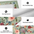 thumbnail image 5 of Sage Green Floral Outdoor Rug 4x6 Ft, Non Slip Washable Area Rug, Spring Flowers Leaves Farmhouse Patio Rugs Carpet Runner, Large Floor Mat for Indoor/Outdoor Deck Porch Camping, 5 of 8