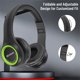 thumbnail image 5 of Auriculares Bluetooth, auriculares Bluetooth supraaurales, auriculares estéreo plegables inalámbricos y con cable, para teléfono móvil y PC, orejeras suaves y ligeras para un uso prolongado., 5 of 9