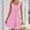 Pink, variant on USSUMA Summer Dresses for Women 2025 Summer Dress Sleeveless Square Neck Casual Ruffle Pleated Maxi Dress Elegant Skirts Comfortable Skirt Party 50% off Clear Black Dress Size-M