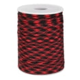 thumbnail image 1 of Cuerda Paracord Uxcell 330lb, 4mm 7 hebras, carrete de cordón para camping en tienda, hamaca, a cuadros rojos y negros, 98 pies, 1 of 6