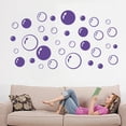 thumbnail image 3 of Transparent Hollowed-Out Wall Decal Sticker, Children's Birthday Party & Bathroom Mural - Removable, Decorates Walls/Windows for Home, Office, Shop, 3 of 5