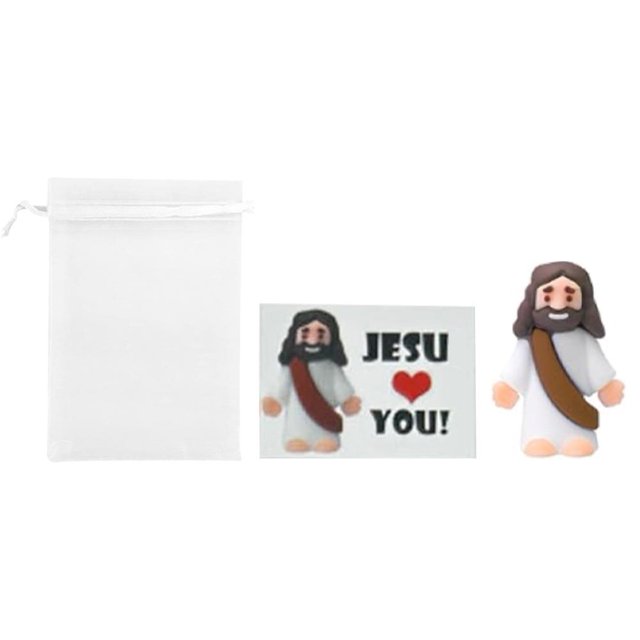EZLIFE Figuras Pequeñas Diseño Original Te Amo Mini Goma para Ocultar Fiestas Religiosas y Recuerdos Domingo Busca Escuela Q3Z1