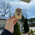 thumbnail image 6 of Yunuuuoa Custom Pet Memorial Wind Chime - Personalized Engraved Sympathy Gift for Pet Loss - Outdoor Garden Memorial Wind Chime with Footprints - Aluminum Chimes for Pet Remembrance & Healing, 6 of 8