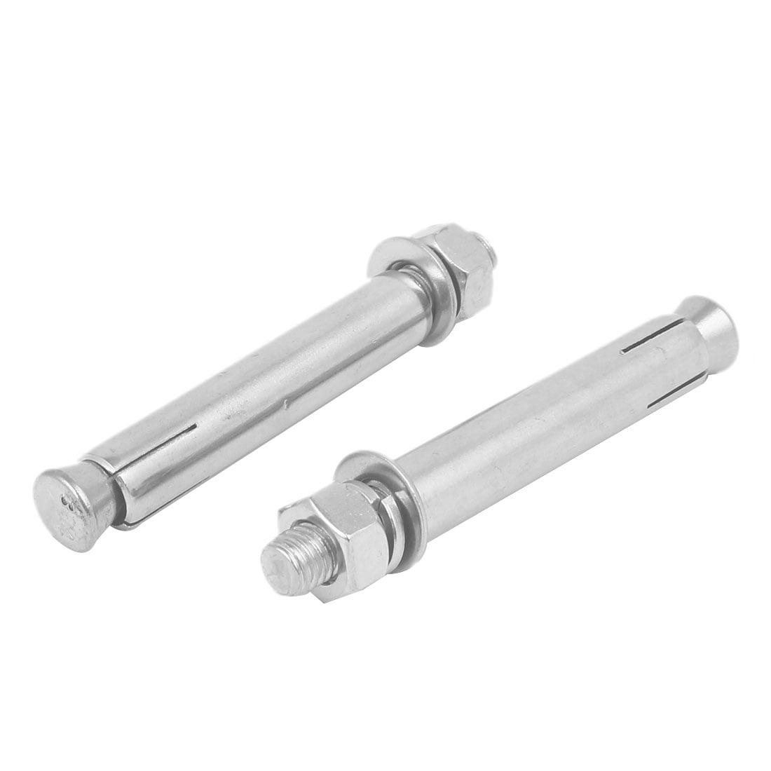 3 Pcs L-A M10x70 304 Stainless Steel External Hex Expansion Bolt Screw Sleeve Anchor Expansion Screw Bolt Burst