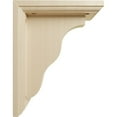 thumbnail image 3 of Ekena Millwork 3 1/2"W x 7"D x 9"H Hamilton Traditional Bracket, Rubberwood (2-Pack), 3 of 4