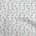 thumbnail image 1 of oneOone Polyester Spandex Pink Fabric Travel Craft Projects Decor Fabric Printed By The Yard 56 Inch Wide, 1 of 4