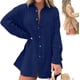 thumbnail image 1 of Barcelona Breeze Conjunto de vestido mameluco, verano sexy casual camisa suelta tops+pantalones cortos para mujer 2 piezas, 1 of 5