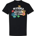 thumbnail image 3 of Inktastic In a World You Can Be Anything Be Kind Autism Awareness T-Shirt, 3 of 5