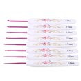 thumbnail image 2 of 8PCS Aluminum Crochet Hook Set With Soft Floral Print Plastic Handle Knitting  Set, 2 of 8