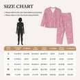 thumbnail image 6 of Bingfone Womens Pajama Sets Glitter Pink Print,Long Sleeve Loungewear Pajamas Set-Xx-Large, 6 of 9