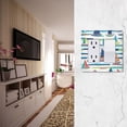 thumbnail image 5 of Yayeee Rocker Switch Wall Plate 2-Gang 4.7"x4.6" Home Decorative Outlet Cover, Colorful Sailboats, 5 of 6