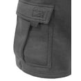 thumbnail image 6 of J. METHOD Men’s Cargo Shorts Active Casual Comfy Workout Gym Elastic Drawstring Fleece Pockets Sweat Pants NEMP07 Charcoal 2XL, 6 of 6