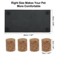 thumbnail image 4 of Superficie de pizarra para reptiles Unique Bargains Plataforma para tomar el sol de reptiles Mejora la actividad de escalada Negro Gris 1 Set, 4 of 7