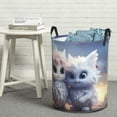 thumbnail image 3 of Laundry Basket, Cute Animal Couple Waterproof Laundry Hamper With Padded Handles, Clothes Hamper For Laundry, Bedroom, Dorm, Towels, Laundry Bin Easy Storage, 3 of 8