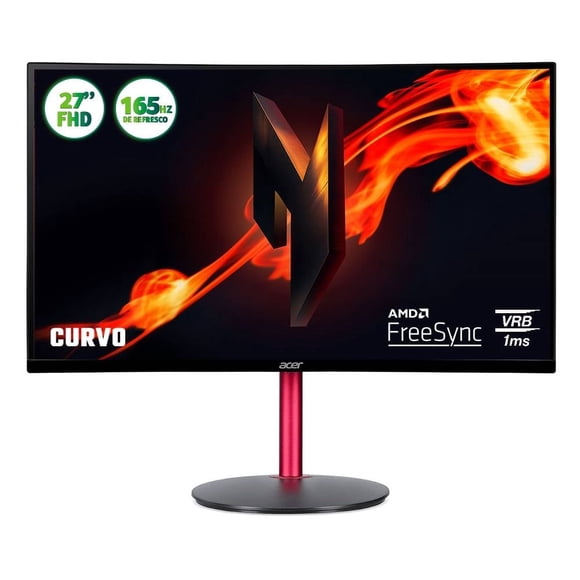 Monitor Acer Nitro 27 pulgadas Curvo FHD Negro