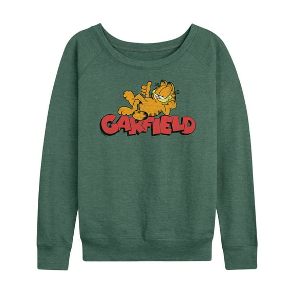 Garfield - Laying - Women's Lightweight French Terry Long Sleeve Shirt