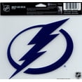 thumbnail image 1 of Tampa Bay Lightning Multi-Use Decal Sticker 5"x6" NHL Clear Back, 1 of 1