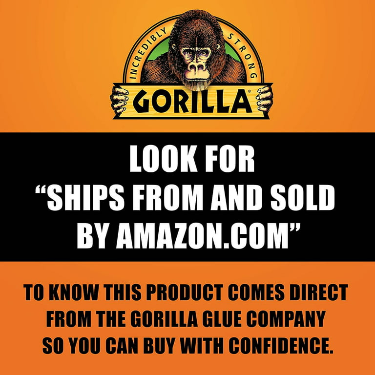 Gorilla Waterproof Caulk & Seal 100% Silicone Sealant, 10oz