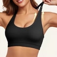 thumbnail image 5 of CheerKidz Women's Solid Color Sports Bra with Adjustable Straps - Wireless Support, Seamless Nylon Fabric for Running, Yoga, Gym Workouts, Daily Casual Wear, High Waist Design Black L, 5 of 9