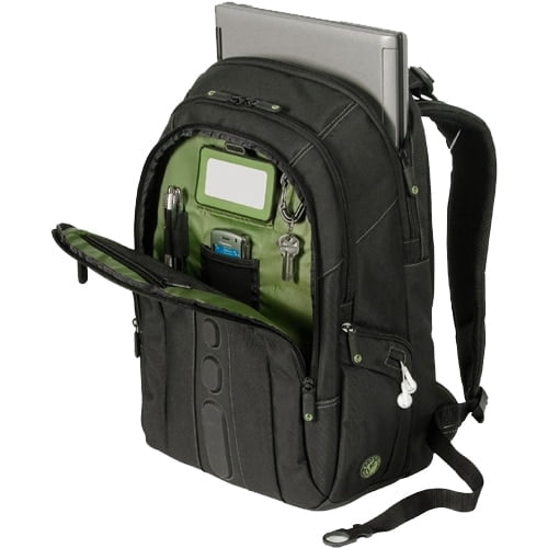 Targus Polyester 15.6" Checkpoint Friendly Laptop Bag Padded Foam, Black