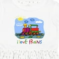 thumbnail image 4 of Inktastic I Love Trains Girls Toddler Dress, 4 of 5