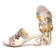 thumbnail image 5 of Amzcrzy Zapatos de mujer,Zapatos de mujer,Zapatillas de mujer, Sandalias de metal con suela plana y cuentas para mujer Sandalias Mujer Zapatillas De Casa, 5 of 9