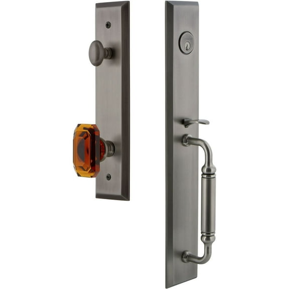Grandeur Favcgrbca_Eset_234 Fifth Avenue Solid Brass Rose Keyed Entry Single Cylinder "C"