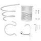thumbnail image 1 of Soporte Para Secador De Pelo Para Baño, Organizador Montado En La Pared, Estante Multiusos (Matte-C7) Eigraketly CE002292-00, 1 of 7