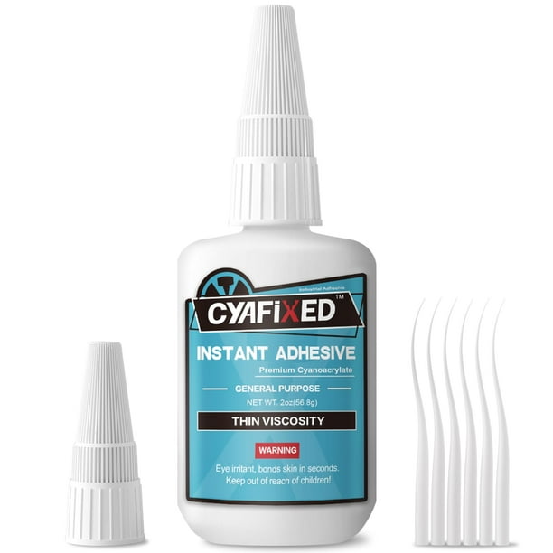 Adhesivo de cianoacrilato líquido Super Glue, apto para alimentos, 20 ml
