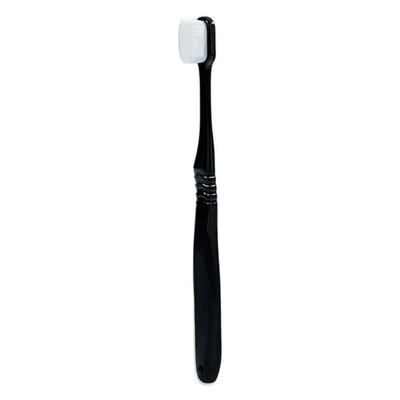 Cateissary Cepillo de peludo para baño, cepillos de de fácil agarre, cuidado de adultos, herramienta de limpieza bucal de plástico, baño Juegos de accesorios de baño Negro Cateissary HA075301-02