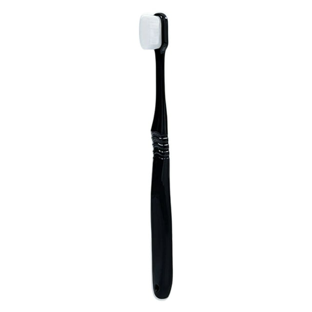 Yuarrent Cepillo de peludo para baño, cepillos de de fácil agarre, cuidado de adultos, herramienta de limpieza bucal de plástico, baño Juegos de accesorios de baño Negro Yuarrent HA075301-02