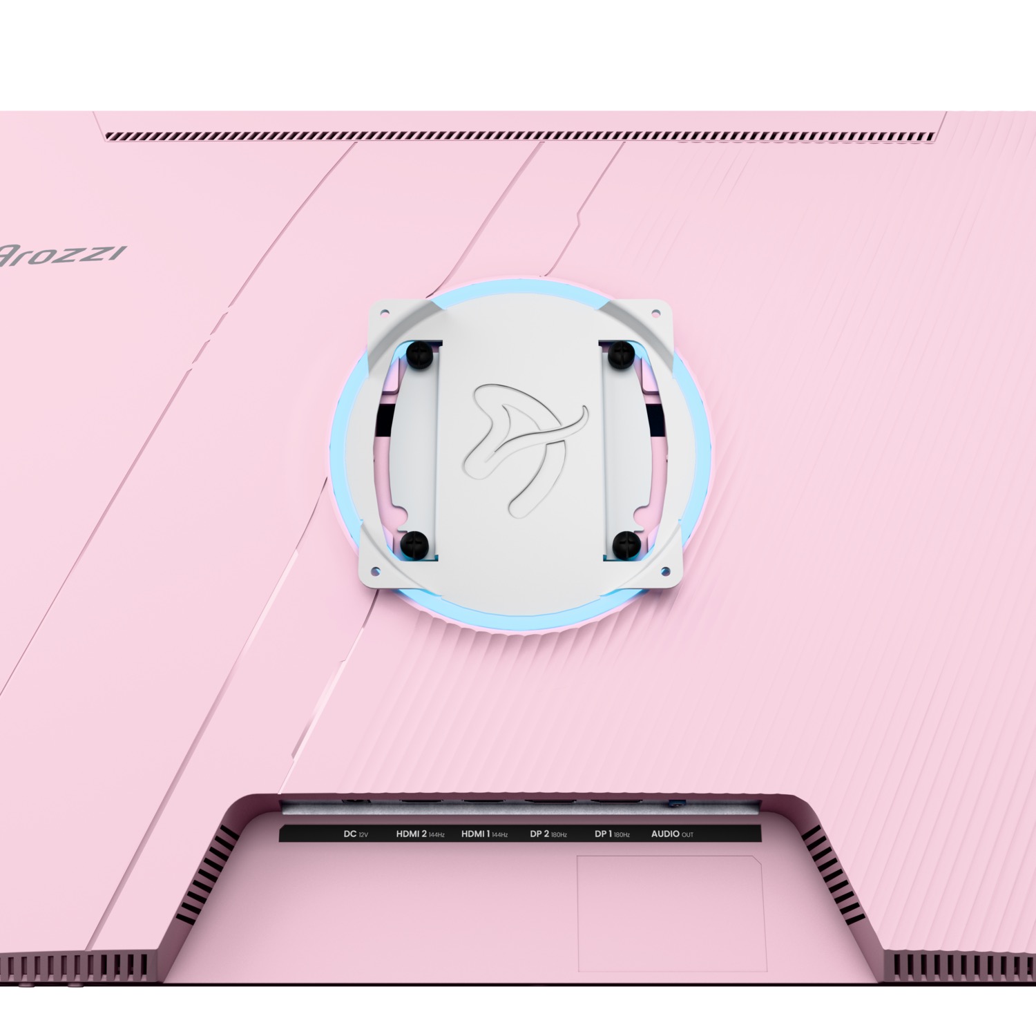 Arozzi Nova 27" QHD 1440p Gaming Monitor – IPS, 180Hz, 1ms, HDR10, Adaptive Sync – Pink