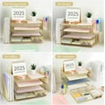 thumbnail image 4 of Desk Organizers and Accessories with File Holder, Desk Accessories & Workspace Organizers with Drawer and  Pen Holder, Paper Organizer for Office Supplies, 4 of 7