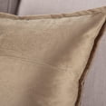 thumbnail image 2 of 2 uds. Fundas de cojín decorativas de terciopelo suave estilo lujoso para sofá dormitorio marrón claro 45*45cm, 2 of 3